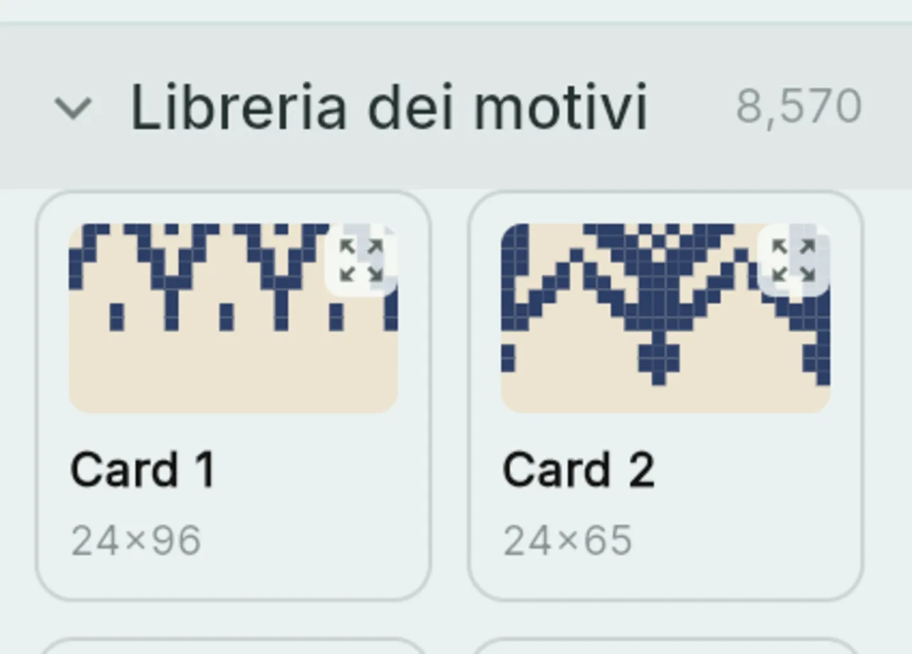 Inserisci un motivo — più di 8.000 disponibili